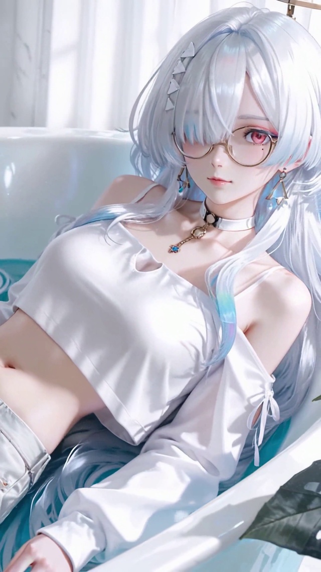 浴缸少女莫宁