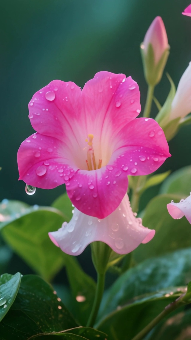 雨后牵牛花