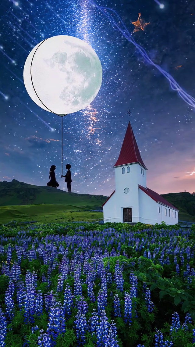 摘下月亮送给你