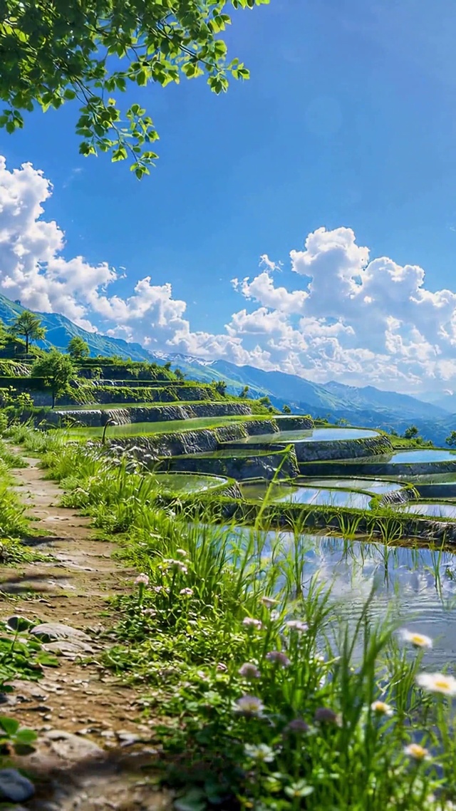 云上梯田风光