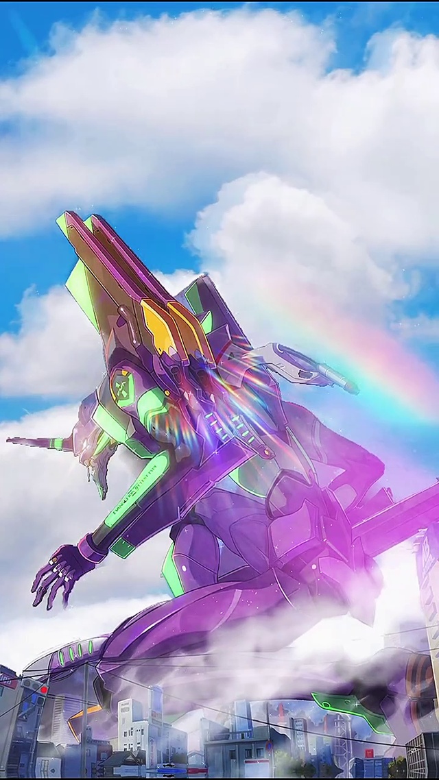  经典永不过时，eva里也有过短暂而宁静的镜头..