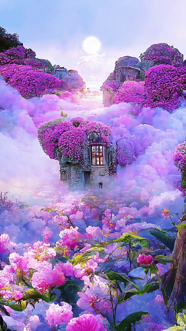 紫色梦幻仙境
