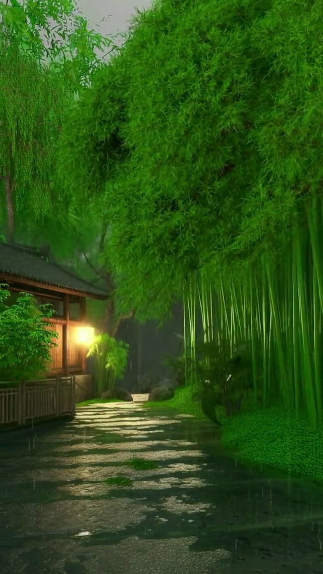 幽静竹林