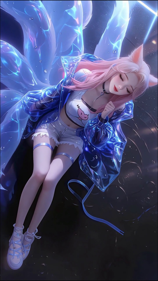 狐耳九尾少女