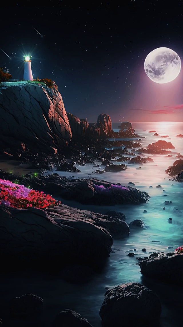 海上生明月，治愈梦幻海边