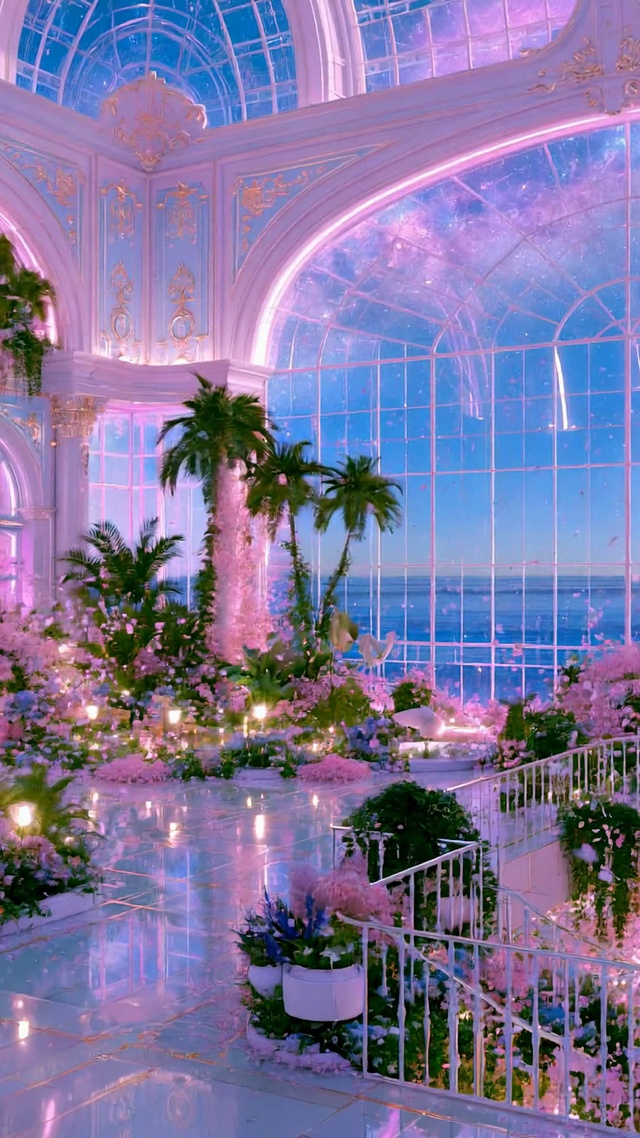 梦幻星空浪漫花房