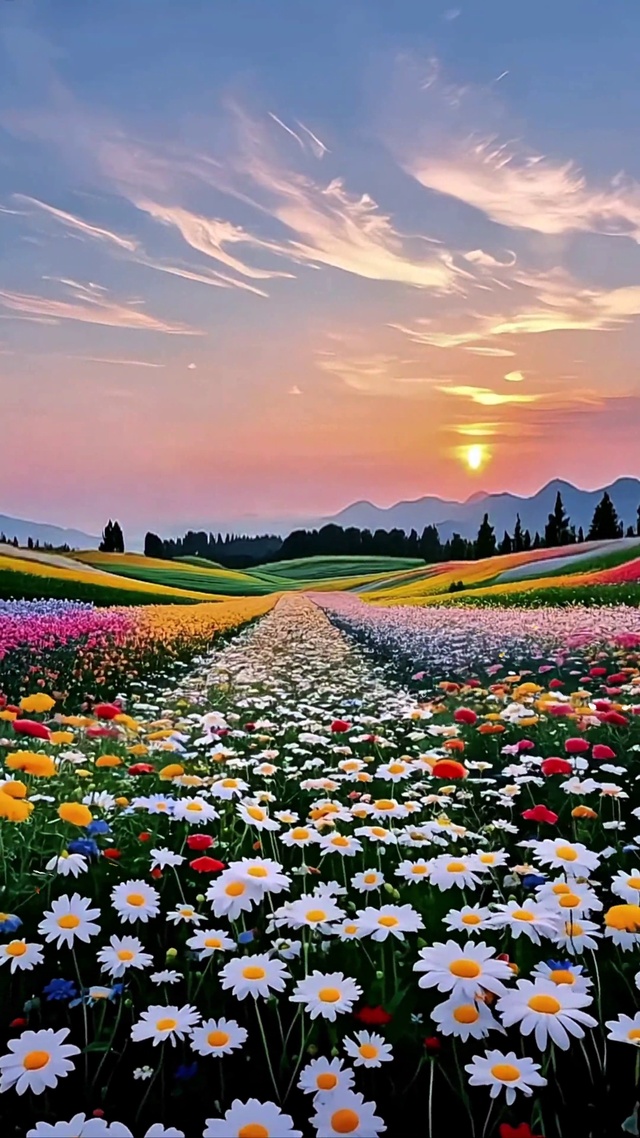 黄昏雏菊