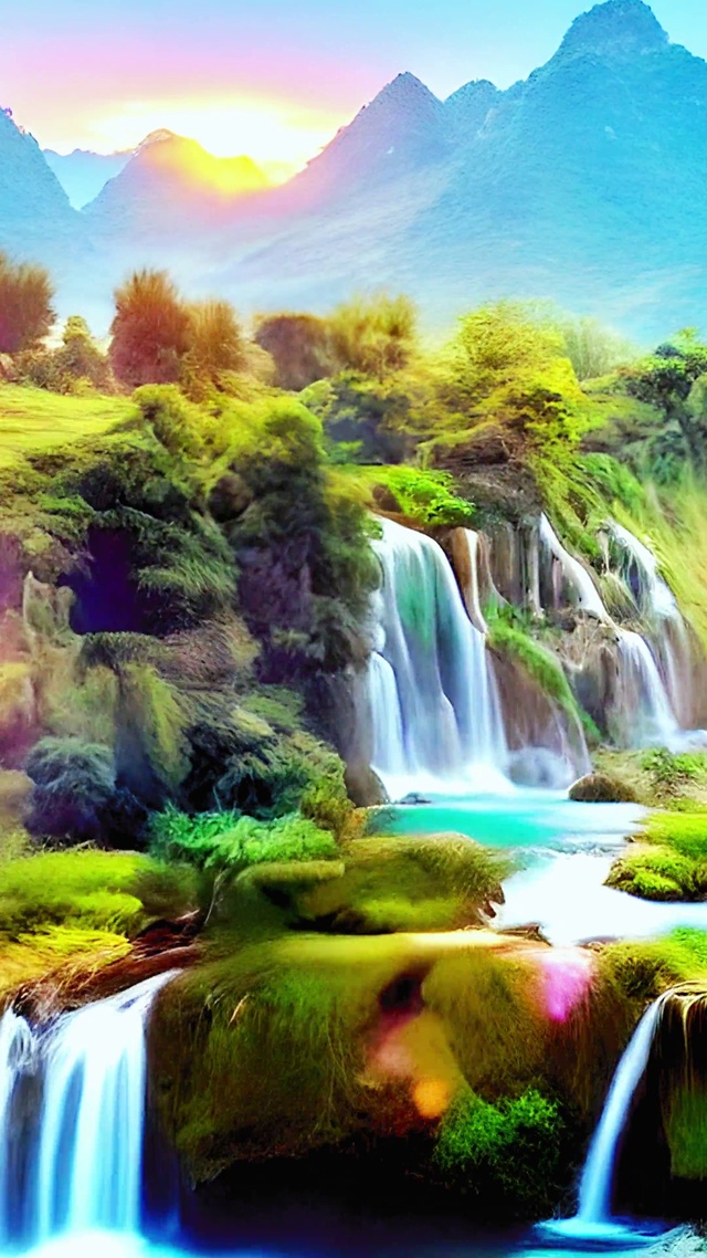 唯美山水画卷4K