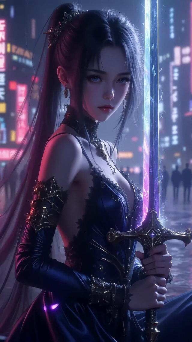 赛博女剑