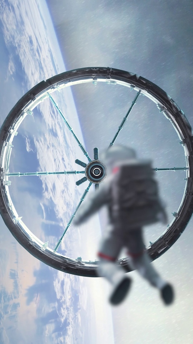 太空空间站宇航员