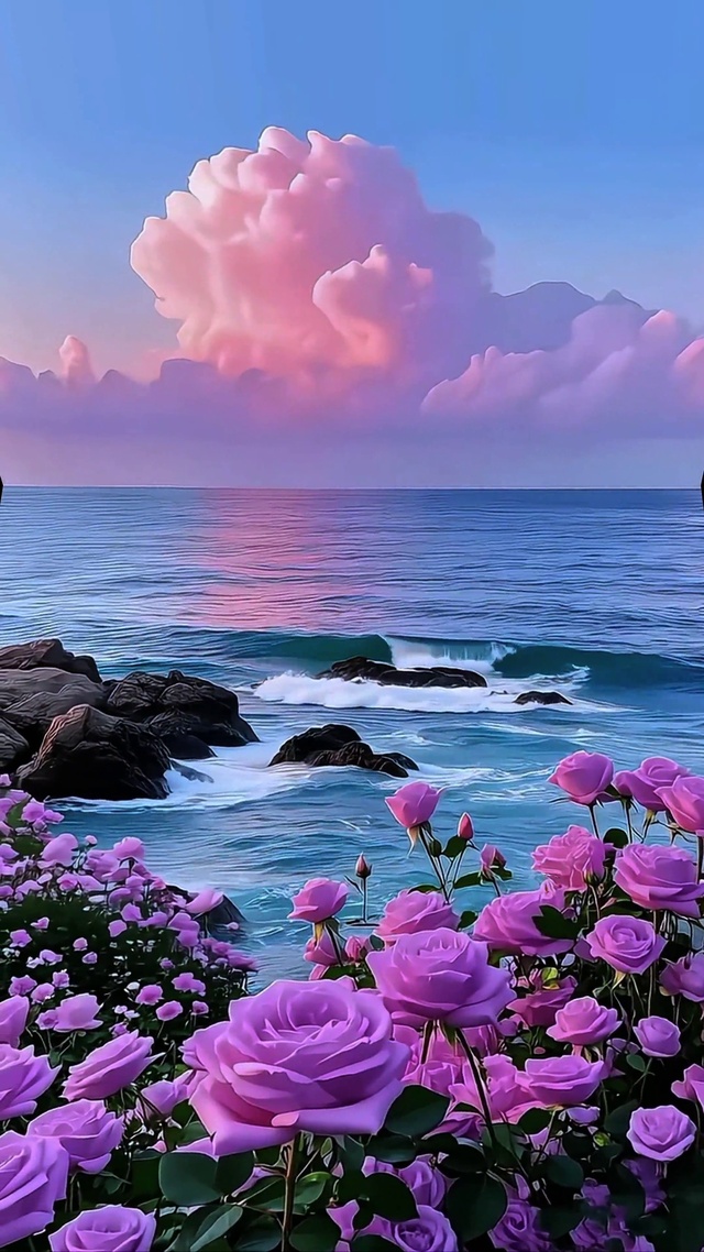 浪漫海边