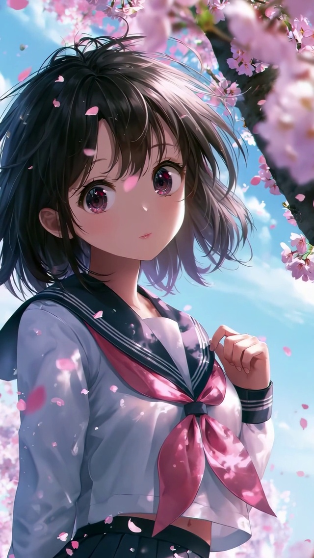 二次元樱花少女