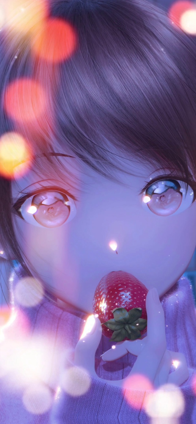 清纯可爱草莓少女