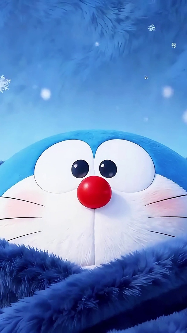 冬日暖绒绒蓝胖