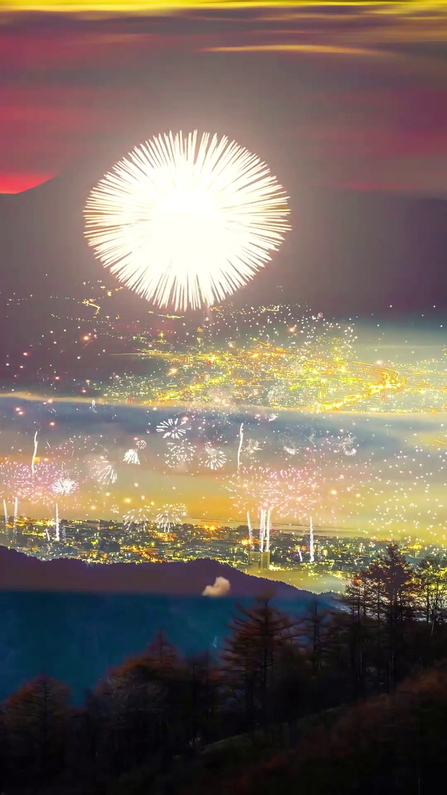 爆款浪漫唯美烟花