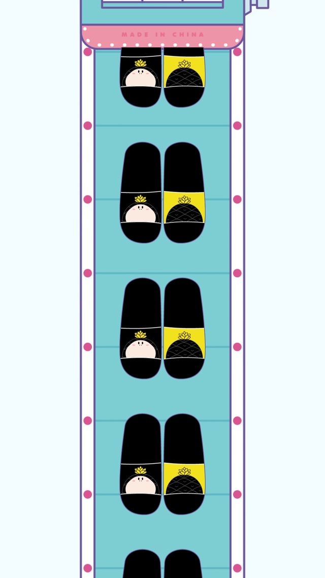 三尺童子-黑凤梨拖孩