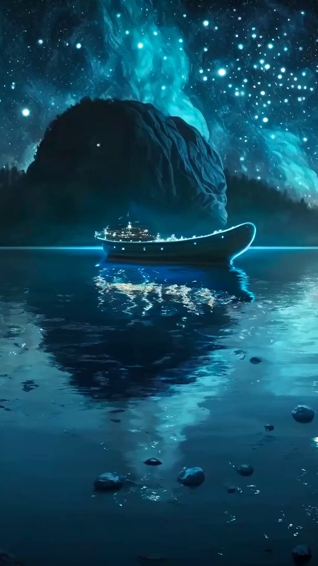 4K夜晚星光