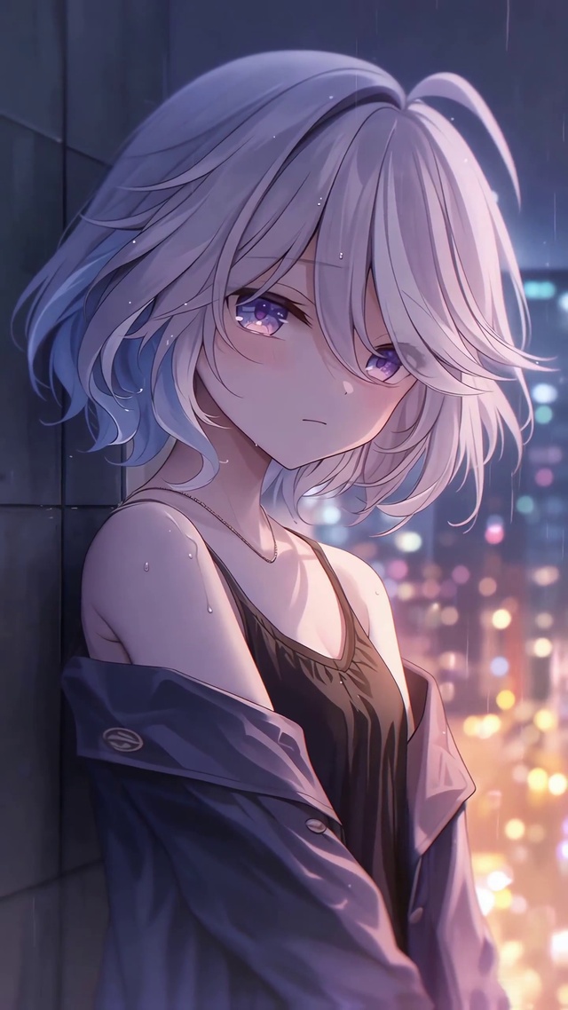 芙宁娜/唯美雨落忧郁