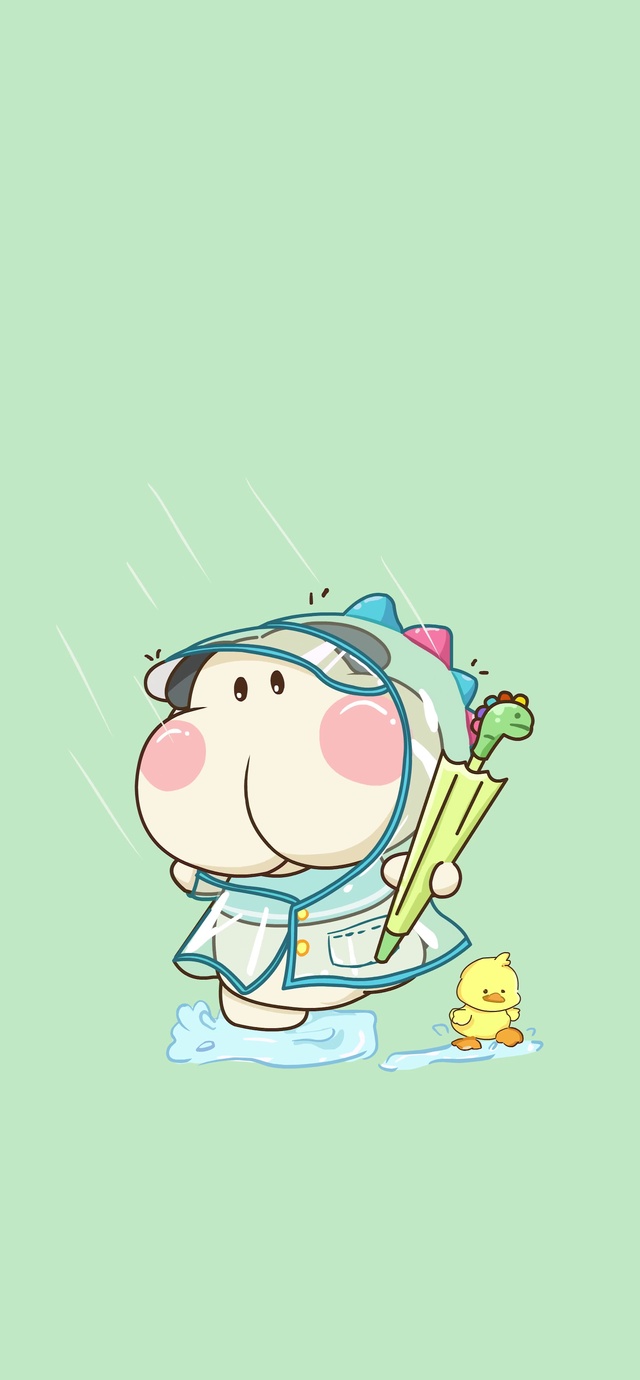 调皮呆哥-雨中奔跑