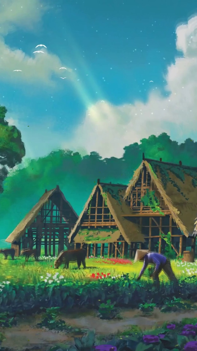 唯美治愈农村生活