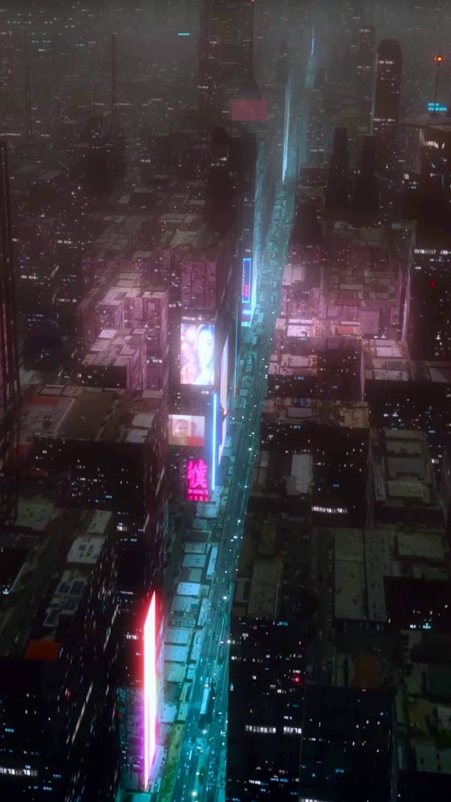 科幻城市夜景