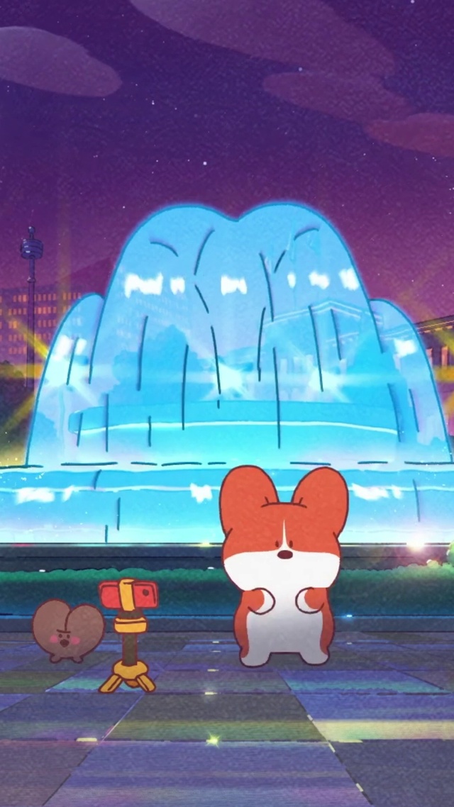 一起跳舞的狗狗