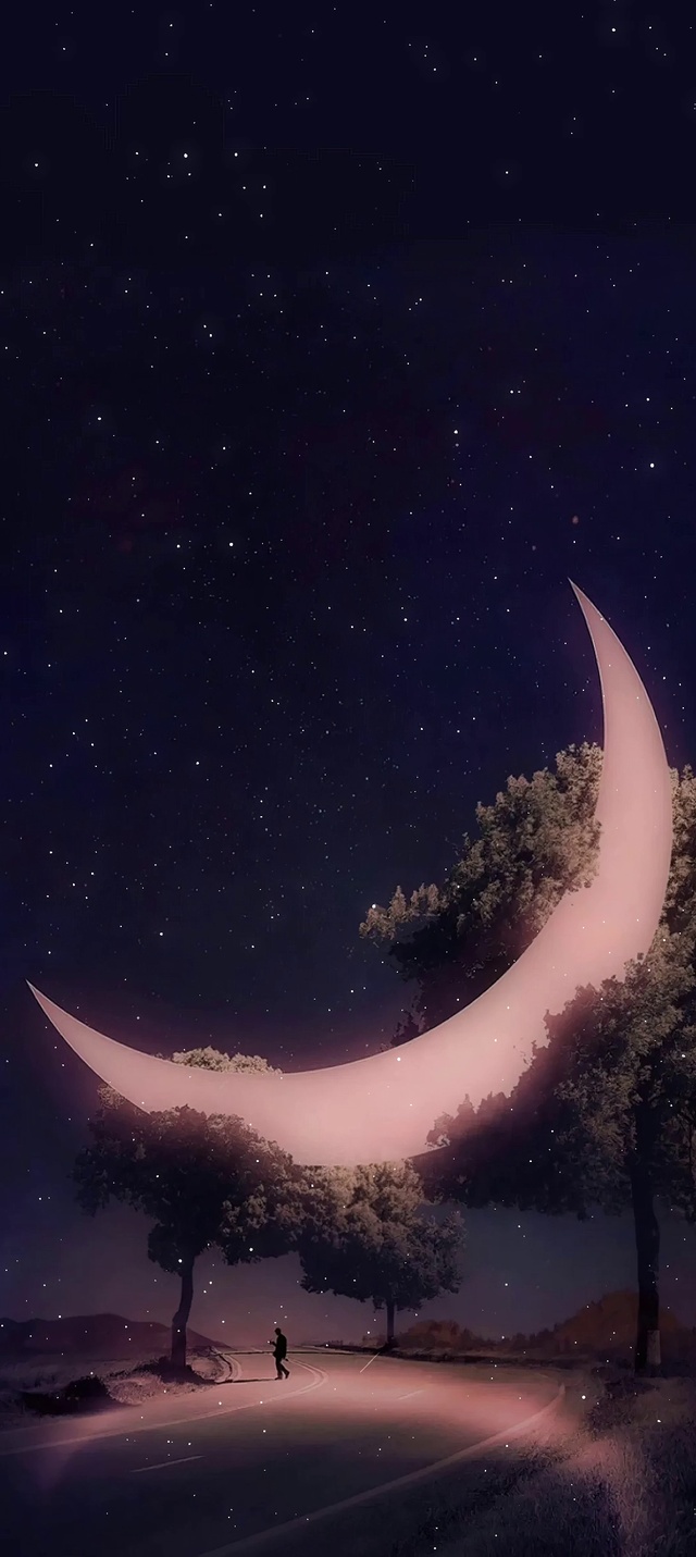 唯美星空夜晚