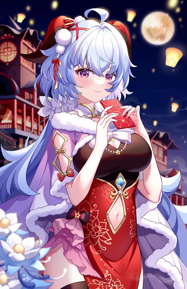 椰羊摇～✿海灯节甘雨 
