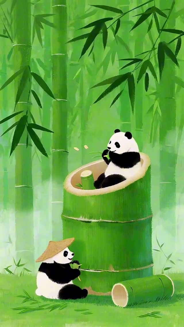可爱的小吃货