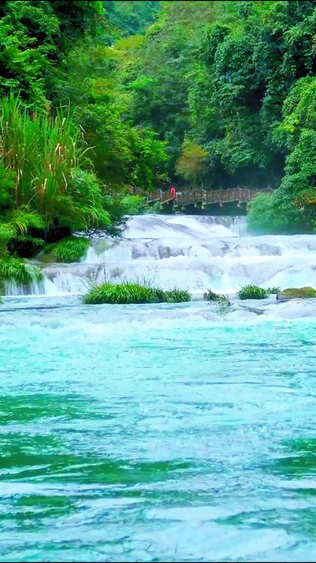 护眼治愈小河流水4K