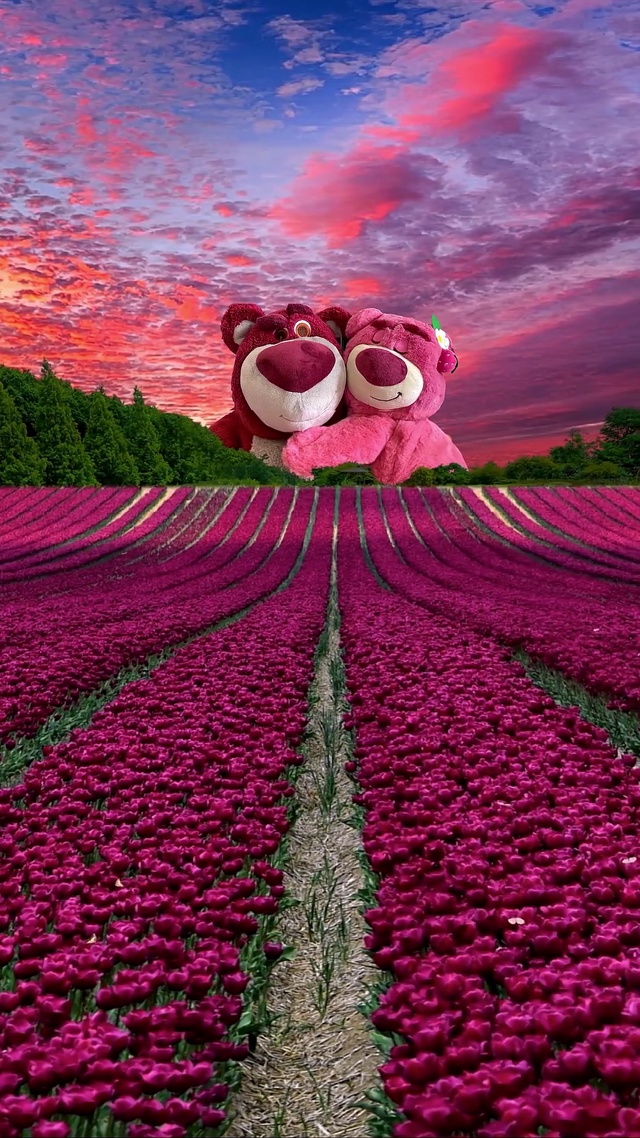 唯美郁金香花海