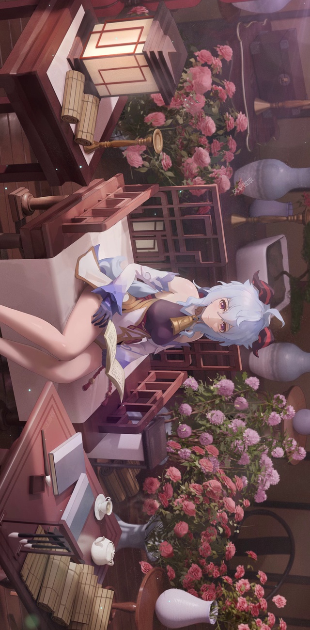 恬静甘雨·裸足，转竖