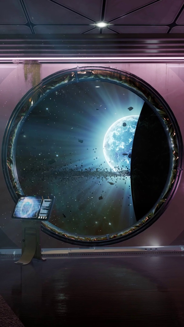 科幻太空船舱