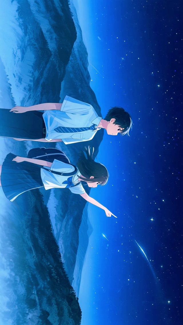 看！流星