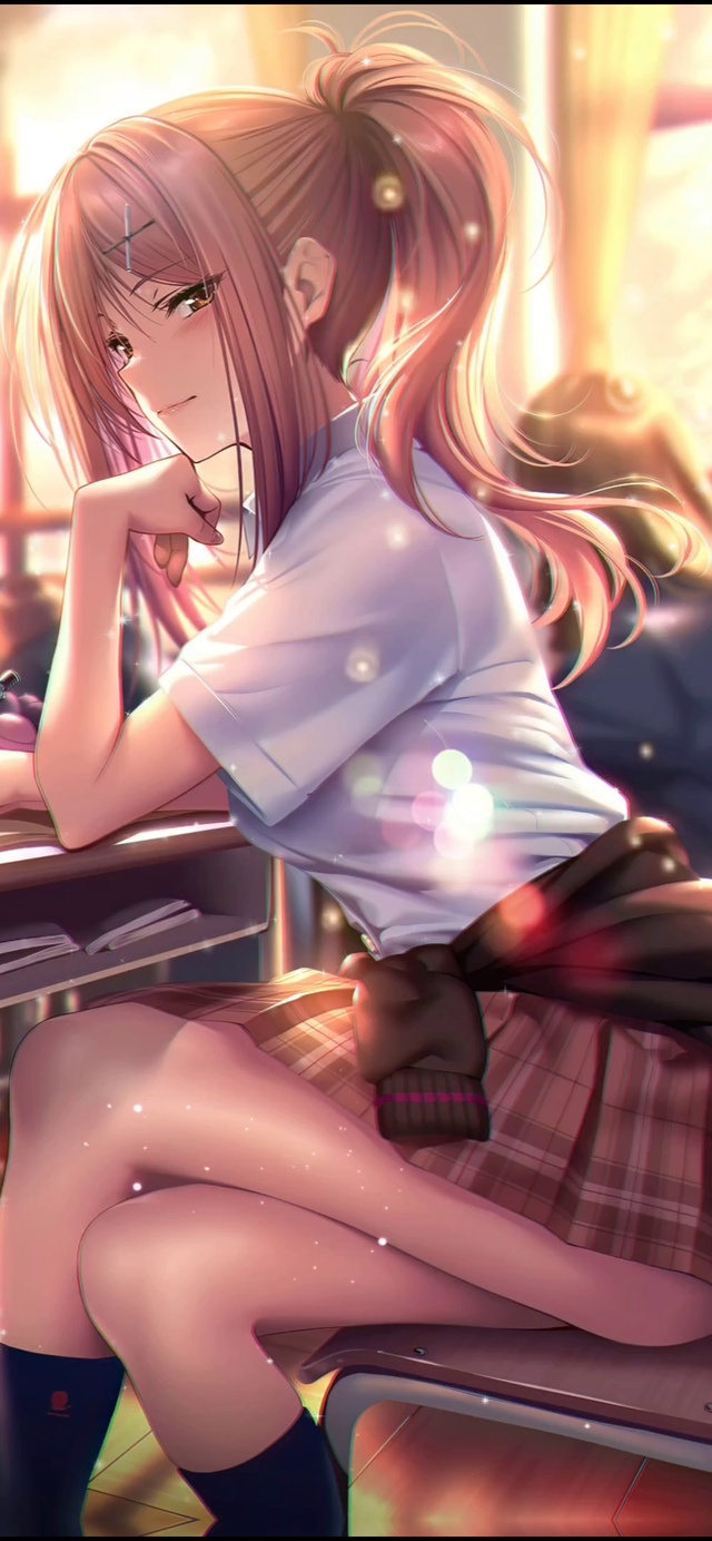 学院风jk少女