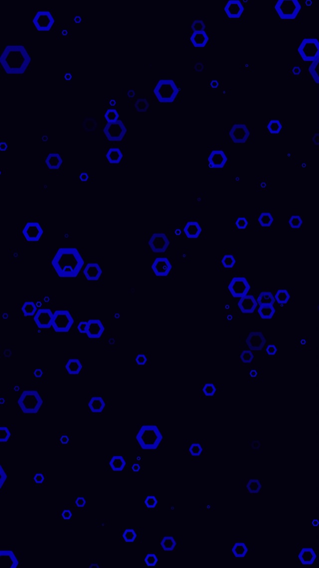 闪烁六边形-蓝色(完整)