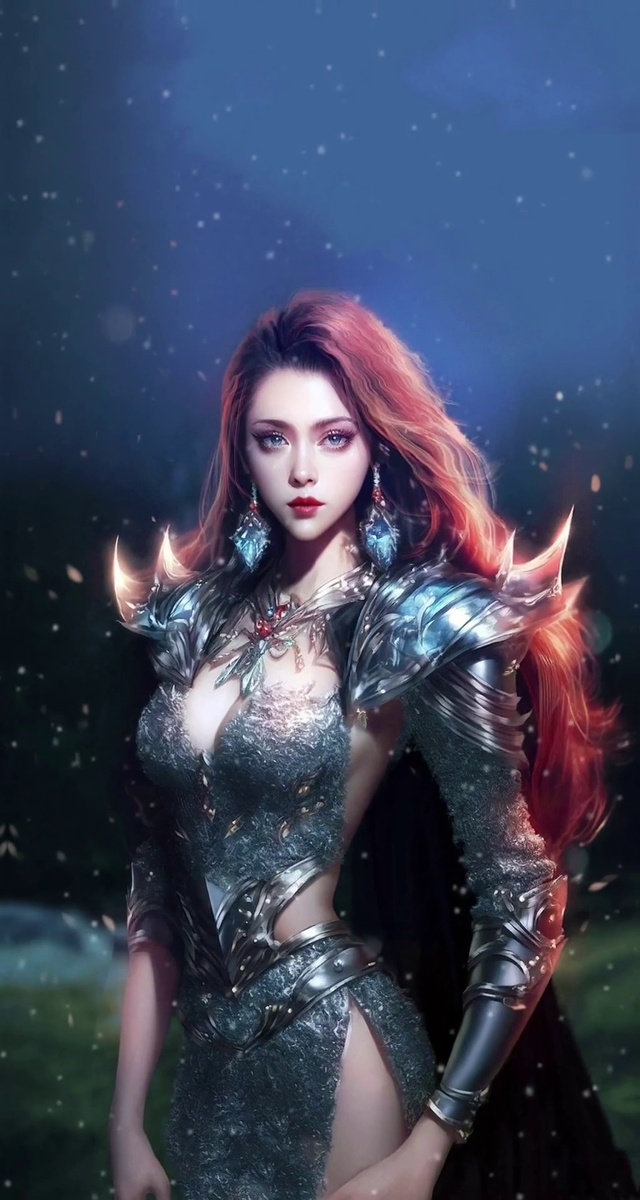 元宇宙Ai风格的女神