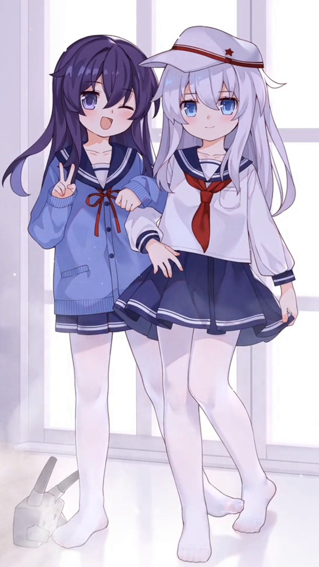 超清壁纸—可爱姐妹花