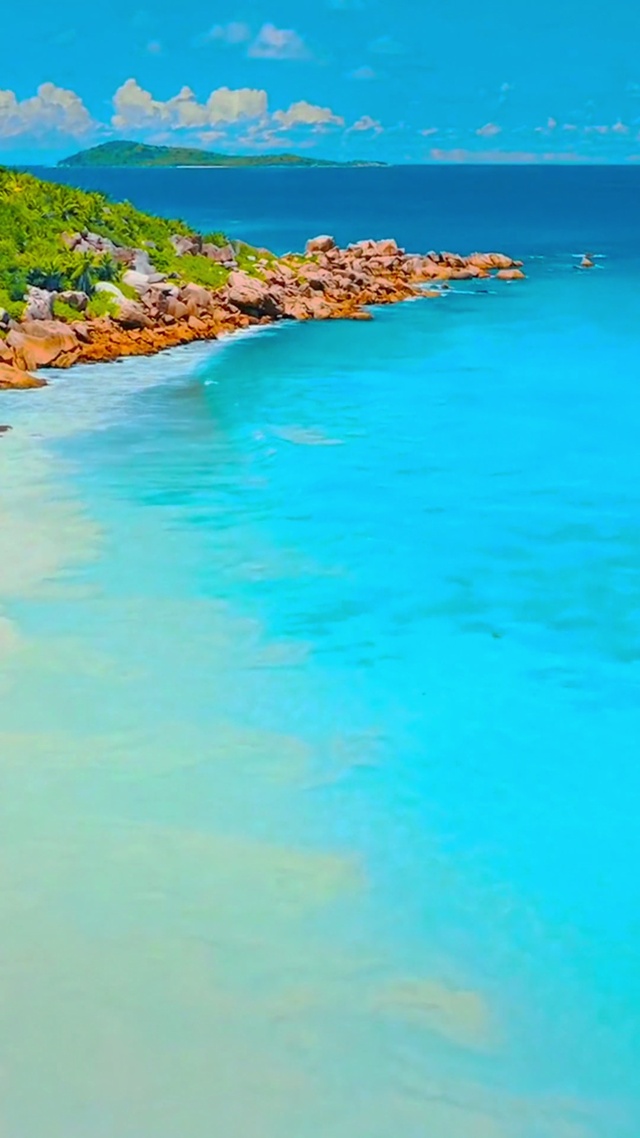 治愈蓝天大海4K