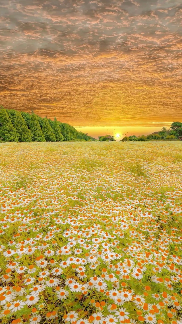 浪漫雏菊花海