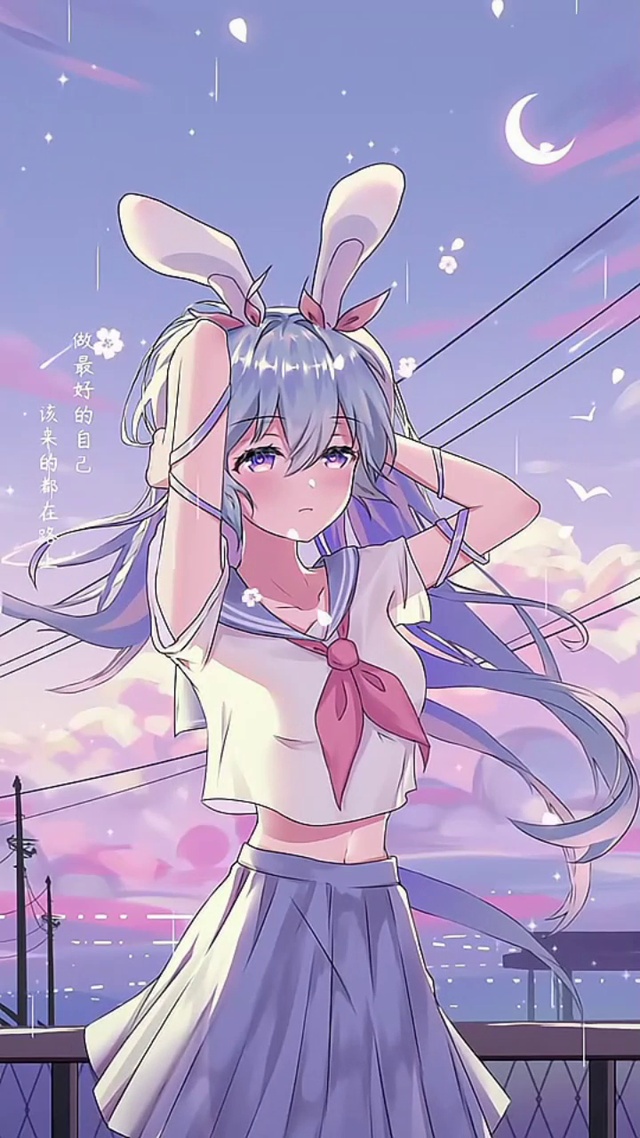 我惊羡人间烟火花开满，偏偏走不到月圆-少女