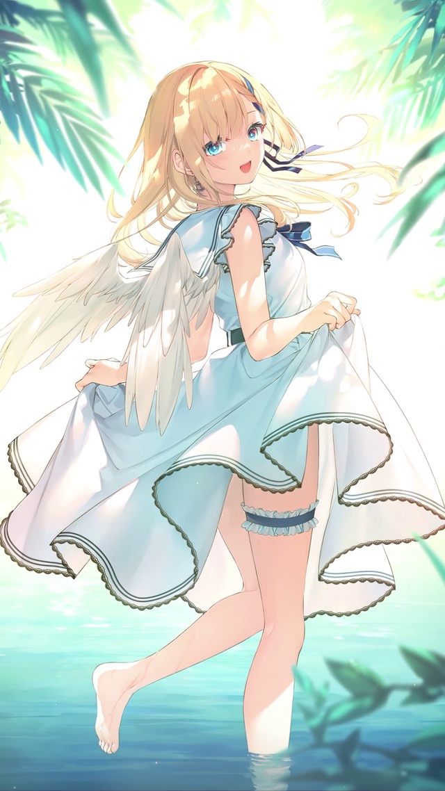 水中的天使·緑滴る