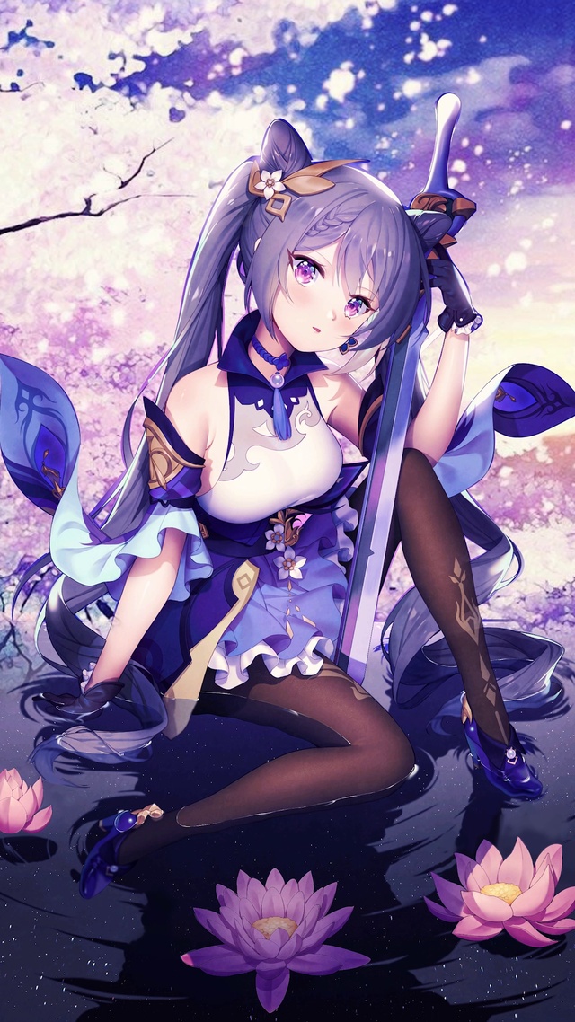 原神刻晴插画游戏动态壁纸