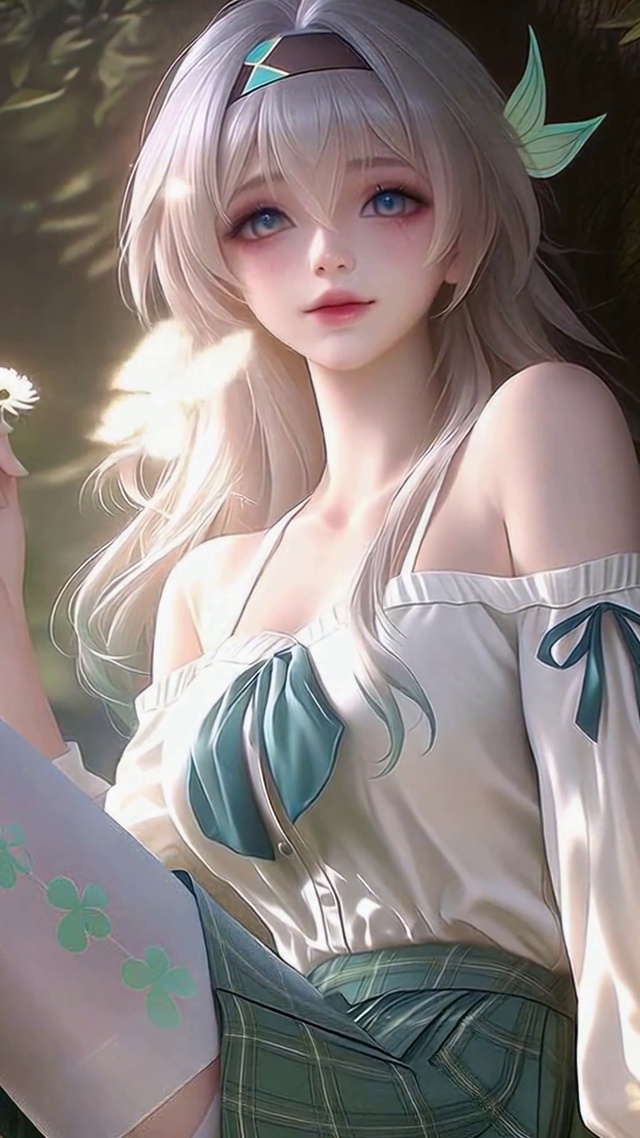 林间清新美少女流萤