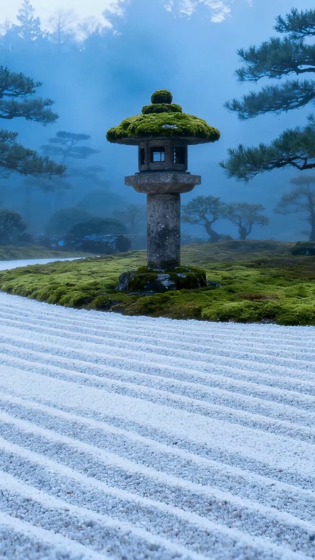 禅意雪庭