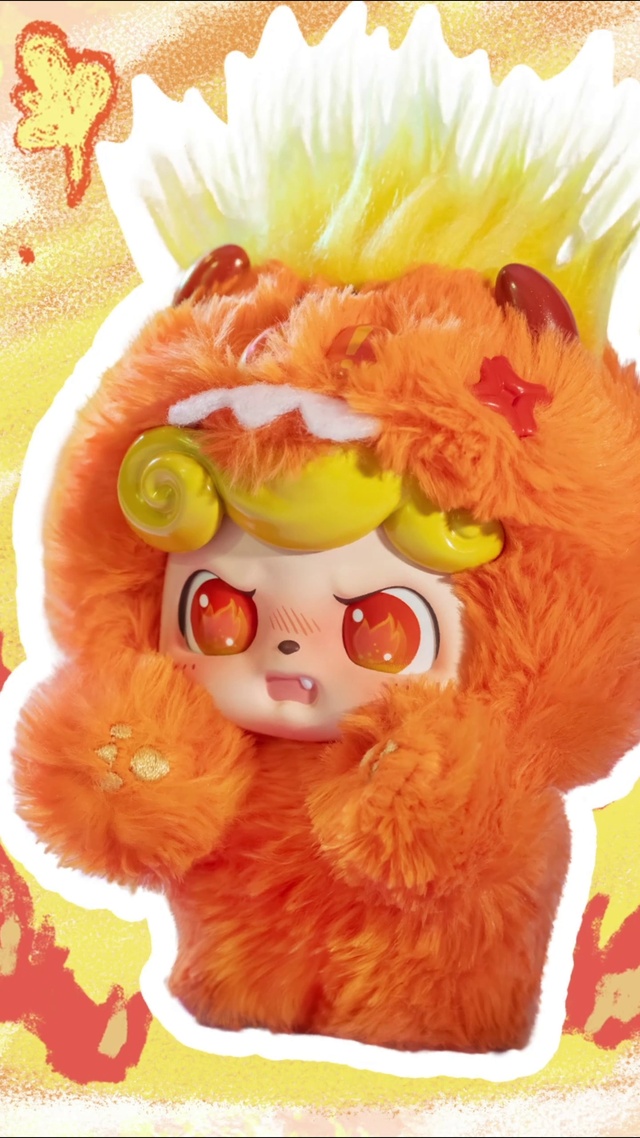 Q宝情绪毛毛怪-怒烧狮子头