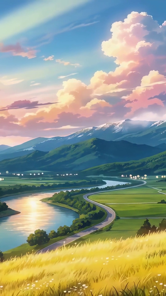风吹麦浪