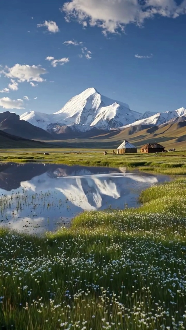 雪山为邻，草海为家