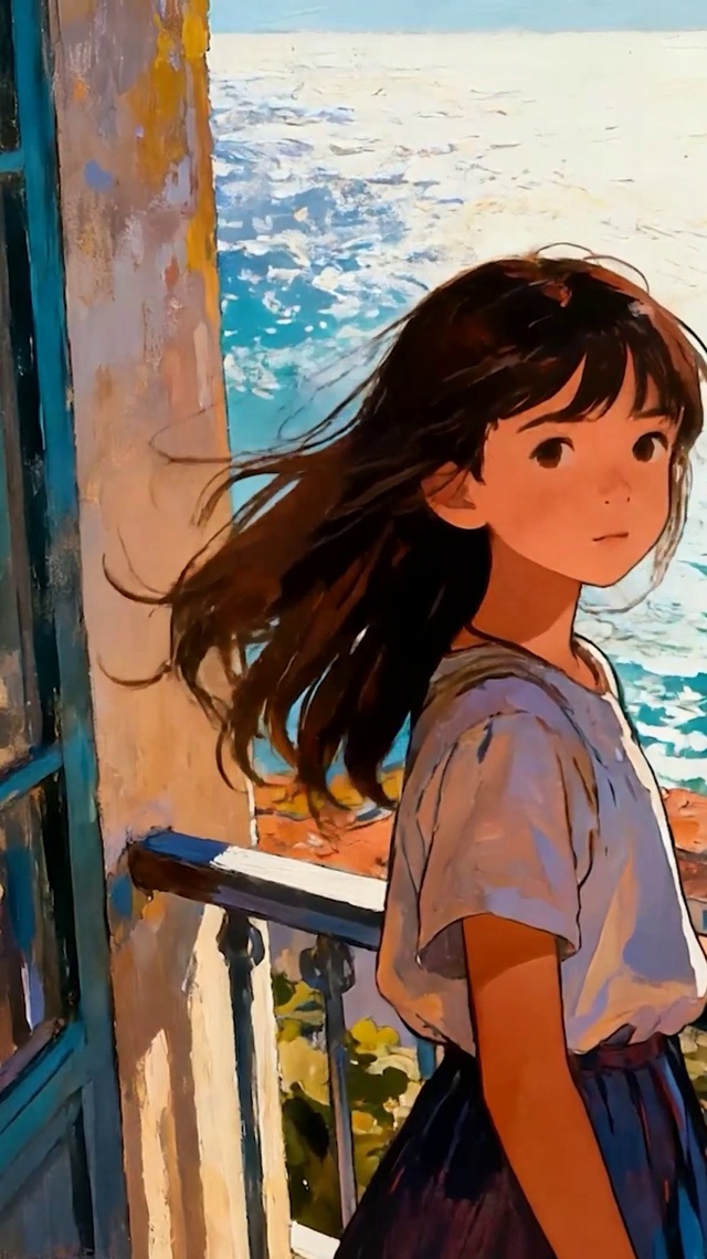 护眼海景