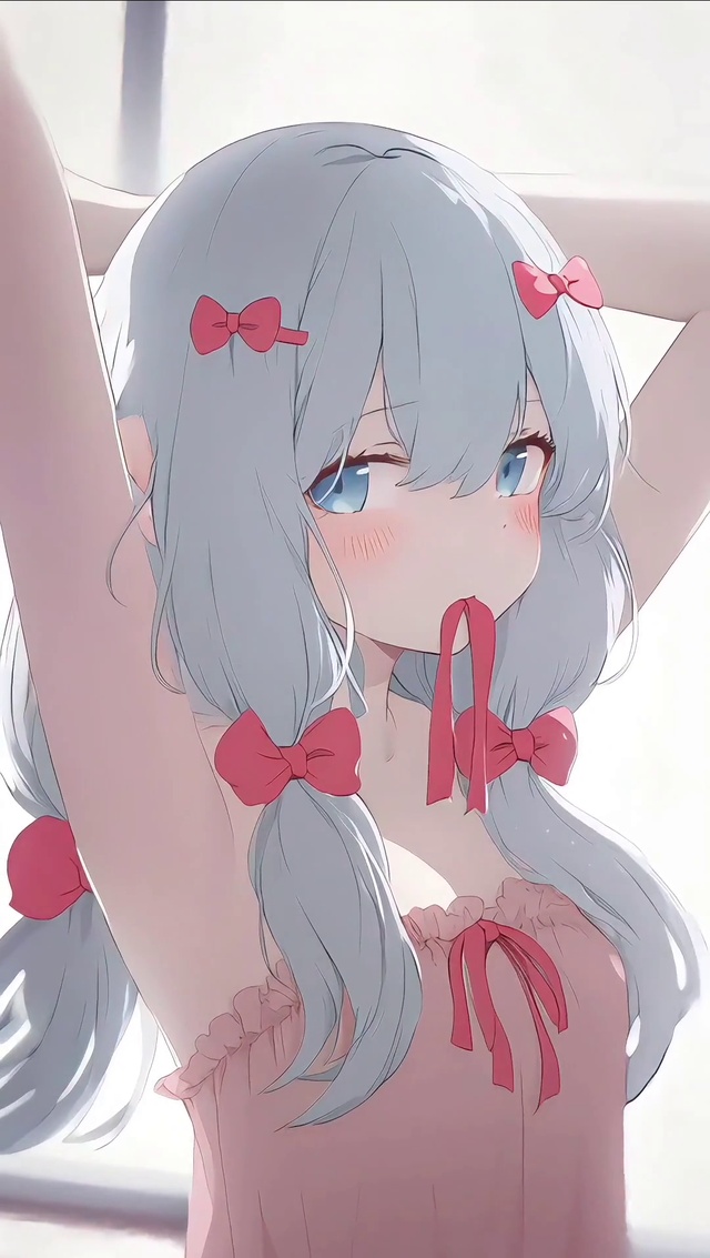扎头发的女孩